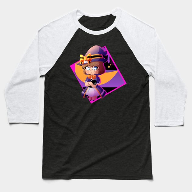 Halloween Ai Haibara Baseball T-Shirt by scribblekisses